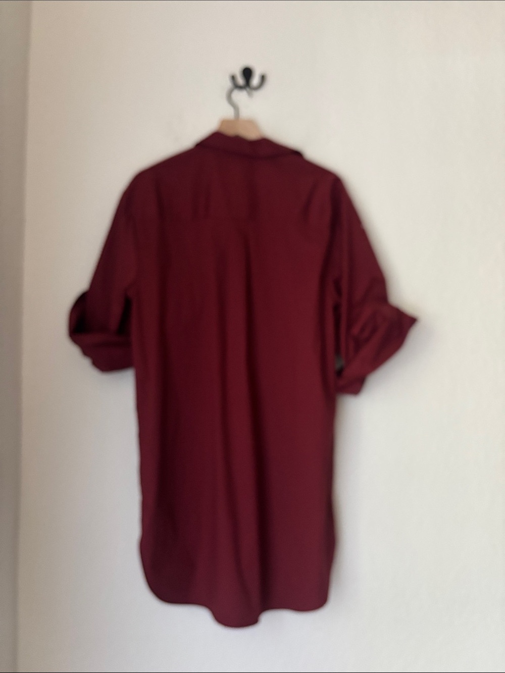 STAUD ‘Nico’ Button-Down Sangría shirt dress size small - Picture 4 of 5